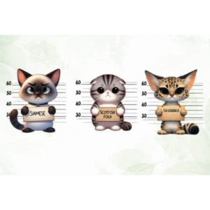 Angry And Sad Cat Sublimation